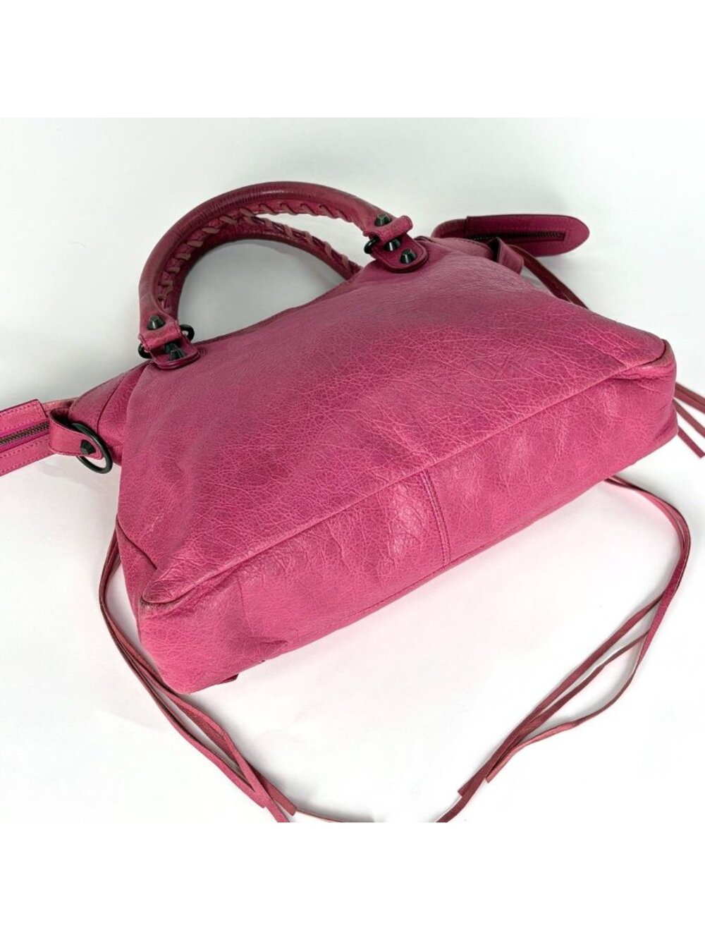 Balenciaga the Town 2-Way Shoulder Bag Classic Leather Pink - Picture 2 of 9